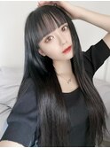 《アンククロス青山》エクステで韓国風黒髪ロング（天水悠斗）