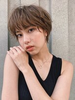 シーン(SCENE)&nbsp;ニュアンスパーマ　マッシュ　オレンジベージュ【天神/今泉】