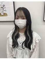 ノートエートル 西金沢(Nought etre)&nbsp;10代20代 レディース　ロング　インナーカラー　イヤリングカラ