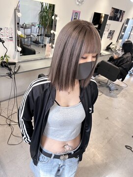 キング 梅田(K!ng) 【梅田】ケアブリーチダブルカラーアンブレラカラー髪質改善