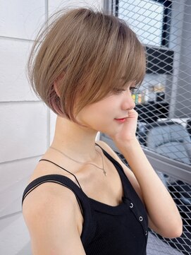 ロンド ジュルード 名古屋(Lond jeloud) 名駅 栄 名古屋駅 ブリーチなしダブルカラー ボブ インナー254