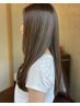 新メニュー【驚きの艶髪・質感再整カラー】カット、カラー、トリートメント