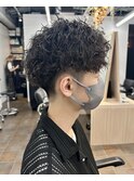 ウルフパーマ波巻きパーマツイストスパイラルパーマ 奥東 巧真