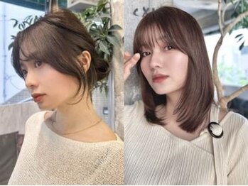 ロビー 表参道(ROBBY)の写真/顔周りまで緻密に計算された小顔魅せCut◎似合せStyleの提案力×圧倒的なカット技術で満足な仕上がりに。