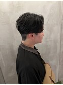 センターパート　池袋メンズパーマ