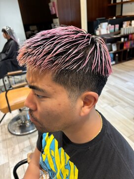 クラップス 横須賀中央店(CLAPS) スパイキーショートビジネスショートツーブロックフェード短髪