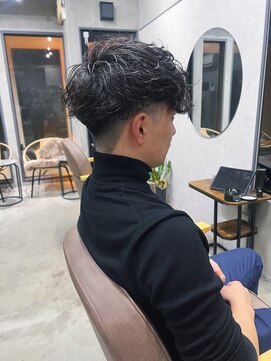 エイム(AiM) メンズカット×パーマ