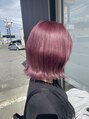 スリーヘアーデザインズ(Three Hair Designs) ブリーチカラーアメチェリ