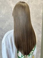 ザ ラブズ ラフズ ヘアー 本店(the loves laughs hair)&nbsp;オリーブグレージュ/透明感カラー/ストレート/髪質改善