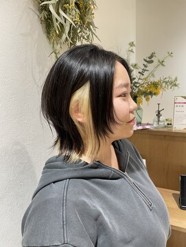 リル 茅ヶ崎(Liru:) くびれヘア/アプリコットオレンジ/夏のヘアアレンジ/茅ヶ崎駅