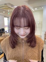 ガーデン 渋谷(GARDEN)&nbsp;ブリーチなしダブルカラー　ピンクベージュ　暖色