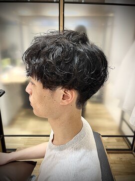 サロン ド ソーホー 蕨(Salon de SOHO) くせ毛を活かしたパーマ風スタイル♪【高島　旭】