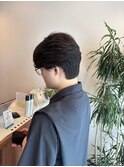 センターパート/メンズカット