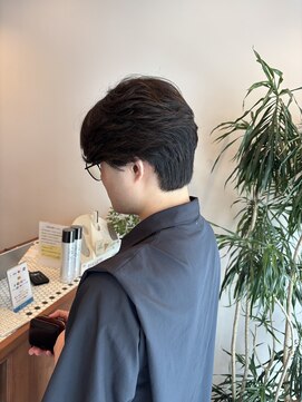 カセット(cassette.) センターパート/メンズカット