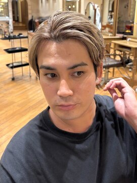 ビュートリアム265(BEAUTRIUM 265) メンズヘア ダブルカラー ブリーチ ブロンドヘア 外国人風