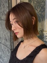 ポケット 渋谷(POCKET)&nbsp;切りっぱなしボブ×髪質改善カラー