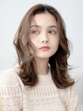 エミュー 大船店(emue) 大船駅ワンカラーブリーチなしダブルカラーオリーブブラウン30代