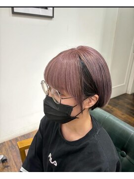 アークス(Ark'ss) ショート　ブリーチ　ピンクベージュ　アンブレラ