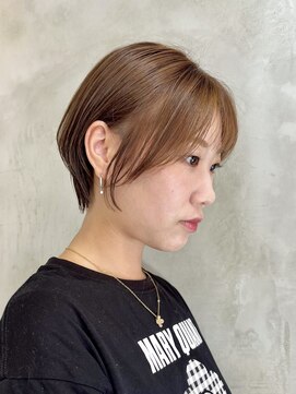 エリマ 調布(elima) レディースショートカットコンパクトショートモカブラウンカラー