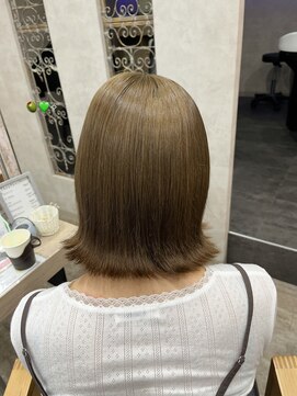 トゥルークリエイション 新越谷(True Creation) 黒髪カタログ/クラゲヘアー/オリーブグレー/新越谷