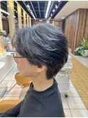 20代30代◎カットで作る毛流れセンターパート×ビジネス