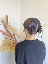 アンジュール お呼ばれアレンジ