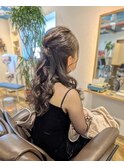 【特別な日に♪】甘さひかえめハーフアップアレンジ