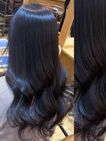 アロマ ヘアー ルーム 新宿3号店(AROMA hair room)&nbsp;ワンカラーで作る垢抜けコリアンブラックカラー^_^