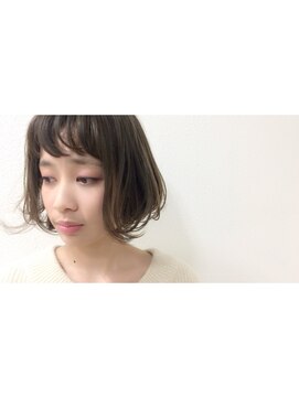 イロドリ ヘアーデザイン(IRODORI hair design) IRODORI  ショートバング×ボブ　【谷口由希子】