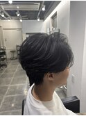ニュアンスパーマ/センターパート