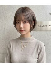 ワトワ 桃谷店(WAtoWA)&nbsp;大人女性に似合う上品丸みショートボブ＊透明感グレージュカラー