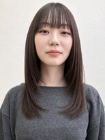 レクタ(recta)&nbsp;大人30代透け感ストレートレイヤー
