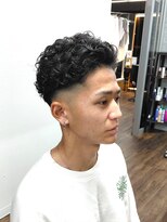 kaming&nbsp;【メンズパーマ】強めスパイラル×スキンフェード