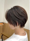 ショート×大人カラー