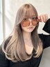 鎖骨より上の方♪カット＋Wカラー（ケアブリーチ）＋ハホニコTR￥22,110