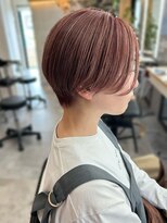 アングゥイー(ungu iE)&nbsp;シアーピンクベージュショート