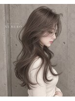 レイヤーカット/韓国風ヘア/エクステ/ケアブリーチhair salon NUMERO札幌店【ヌメロ】&nbsp;韓国カット【レイヤー/羽エクステ/髪質改善/ブリーチ】