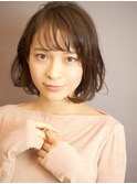 似合わせカットで作る、フェミニンボブスタイル☆