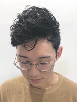 ル サロン リーカ 高見ノ里駅前本店(Le’Salon RYiCA) ツーブロック_くせ毛風パーマ
