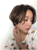 2ブロックハンサムベリー丸みショート