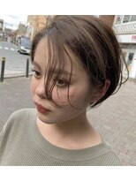 トレス(tresses) ショート×透明感ベージュ