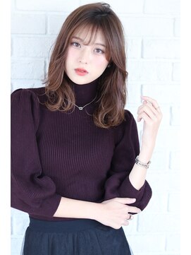 オーロ 武庫之荘店(ORO) 韓国風シースルー、ハイライト、ミルクティーブラウン