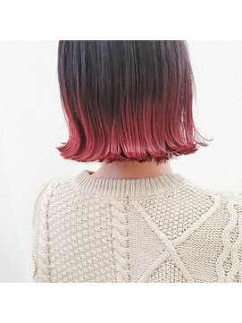 タブーセントラル(TABOO Central) 【TABOO Central】チェリーピンクがかわいい裾カラー