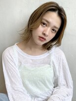 アイティー バイ アルバム 浦和店(IT by ALBUM) ナチュラルボブ_ホワイトアッシュエアリーミディ_37934