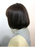 寒色系ボブ
