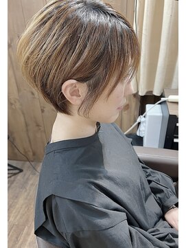 バンビ プライベート サロン(Bambi private salon) 耳にかけても可愛い*丸みショートボブ*Bambi松平愛