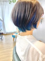 オリーブの家&nbsp;青のグラデーションボブ