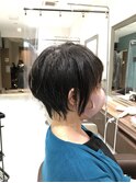 首が綺麗に見えるボブ