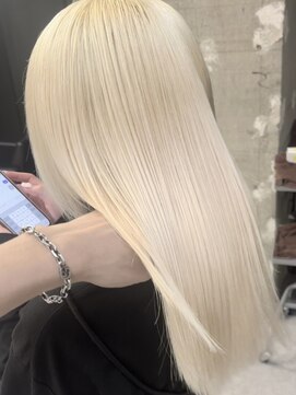 ペレ 渋谷(PELE) K128_ブロンド ブリーチ3回~