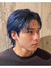 ゴーエン(GO-EN) メンズセンター分けショートウルフ
